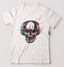 Load image into Gallery viewer, Skull T-Shirt for Men-White-Ektarfa.online