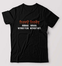 Load image into Gallery viewer, Nirbhau Nirvair T-Shirt for Men-Ektarfa.online