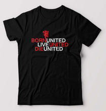 Load image into Gallery viewer, Born United Live United Die United T-Shirt for Men-Black-Ektarfa.online