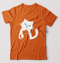 Load image into Gallery viewer, Cat T-Shirt for Men-Orange-Ektarfa.online