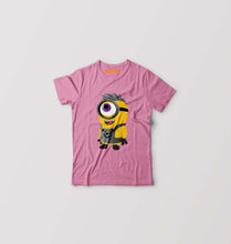 Load image into Gallery viewer, Minion Funkey Kids T-Shirt for Boy/Girl-Pink-Ektarfa.online