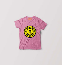 Load image into Gallery viewer, Gold's Gym Kids T-Shirt for Boy/Girl-Pink-Ektarfa.online