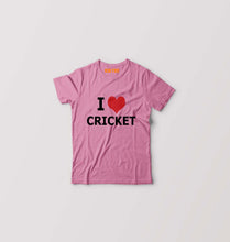Load image into Gallery viewer, Love Cricket Kids T-Shirt for Boy/Girl-Pink-Ektarfa.online