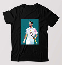 Load image into Gallery viewer, Novak Djokovic Tennis T-Shirt for Men-Black-Ektarfa.online