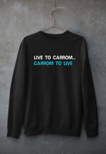 Load image into Gallery viewer, Carrom Unisex Sweatshirt for Men/Women-Black-Ektarfa.online