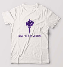 Load image into Gallery viewer, New York University T-Shirt for Men-White-Ektarfa.online