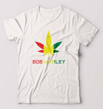 Load image into Gallery viewer, Bob Marley Weed T-Shirt for Men-White-Ektarfa.online