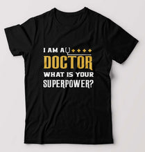 Load image into Gallery viewer, Doctor T-Shirt for Men-Black-Ektarfa.online