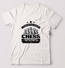 Load image into Gallery viewer, Viswanathan Anand Chess T-Shirt for Men-White-Ektarfa.online