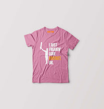 Load image into Gallery viewer, Love Cricket Kids T-Shirt for Boy/Girl-Pink-Ektarfa.online