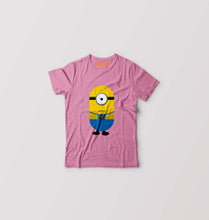 Load image into Gallery viewer, Minion Dispicable me Kids T-Shirt for Boy/Girl-Pink-Ektarfa.online