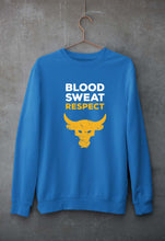Load image into Gallery viewer, Blood Sweat Respect Gym Unisex Sweatshirt for Men/Women-Royal Blue-Ektarfa.online