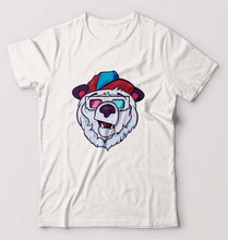 Load image into Gallery viewer, Bear T-Shirt for Men-White-Ektarfa.online