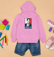 Load image into Gallery viewer, Dwight Schrute Fact Kids Hoodie for Boy/Girl-Light Baby Pink-Ektarfa.online
