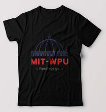 Load image into Gallery viewer, MIT World Peace University T-Shirt for Men-Black-Ektarfa.online