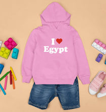 Load image into Gallery viewer, I Love Egypt Kids Hoodie for Boy/Girl-Light Baby Pink-Ektarfa.online
