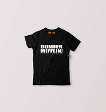 Load image into Gallery viewer, Dunder Mifflin Kids T-Shirt for Boy/Girl-Black-Ektarfa.online