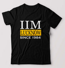 Load image into Gallery viewer, IIM Lucknow T-Shirt for Men-Black-Ektarfa.online