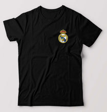 Load image into Gallery viewer, Real Madrid Logo T-Shirt for Men-Black-Ektarfa.online