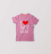 Load image into Gallery viewer, I Love My Mom T-Shirt for Boy/Girl-Pink-Ektarfa.online
