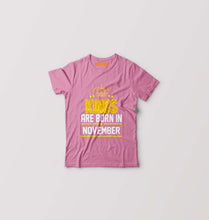 Load image into Gallery viewer, Kings Are Born In November Kids T-Shirt for Boy/Girl-Ektarfa.online