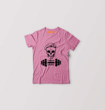Load image into Gallery viewer, Gym Train Hard Kids T-Shirt for Boy/Girl-Pink-Ektarfa.online