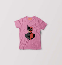 Load image into Gallery viewer, Deadpool & Batman Kids T-Shirt for Boy/Girl-Pink-Ektarfa.online