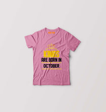 Load image into Gallery viewer, Kings Are Born In October Kids T-Shirt for Boy/Girl-Ektarfa.online