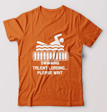 Load image into Gallery viewer, Swimming T-Shirt for Men-Orange-Ektarfa.online