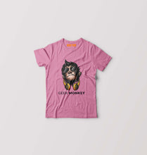 Load image into Gallery viewer, Geek Monkey Kids T-Shirt for Boy/Girl-Pink-Ektarfa.online