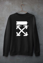Load image into Gallery viewer, Off White Tee Unisex Sweatshirt for Men/Women-Black-Ektarfa.online