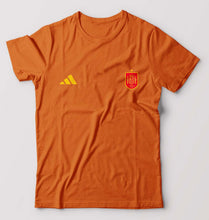 Load image into Gallery viewer, Spain Football T-Shirt for Men-Orange-Ektarfa.online