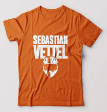Load image into Gallery viewer, Sebastian Vettel F1 T-Shirt for Men-Orange-Ektarfa.online