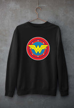 Load image into Gallery viewer, Wonder Woman Superhero Unisex Sweatshirt for Men/Women-Black-Ektarfa.online