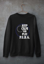Load image into Gallery viewer, PUBG Keep Calm And Play Pubg Unisex Sweatshirt for Men/Women-Black-Ektarfa.online