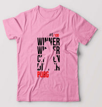 Load image into Gallery viewer, PUBG Winner Winner Chicken Dinner T-Shirt for Men-Light Baby Pink-Ektarfa.online