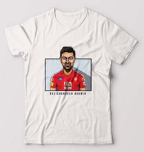 Load image into Gallery viewer, Ravichandran Ashwin T-Shirt for Men-White-Ektarfa.online