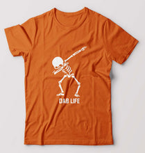 Load image into Gallery viewer, Dab Life T-Shirt for Men-Orange-Ektarfa.online