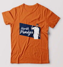 Load image into Gallery viewer, Hardik Pandya T-Shirt for Men-Orange-Ektarfa.online