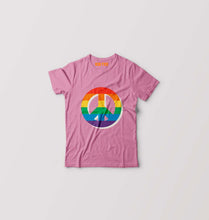 Load image into Gallery viewer, Peace Pride Kids T-Shirt for Boy/Girl-Pink-Ektarfa.online