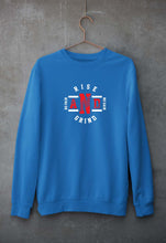 Load image into Gallery viewer, Rise & Grind Gym Unisex Sweatshirt for Men/Women-Royal blue-Ektarfa.online