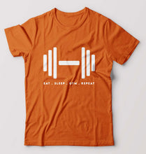 Load image into Gallery viewer, Gym T-Shirt for Men-Orange-Ektarfa.online