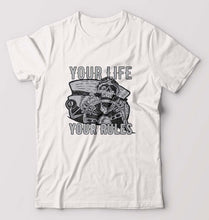 Load image into Gallery viewer, Skull T-Shirt for Men-White-Ektarfa.online