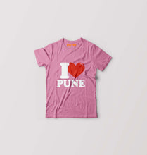 Load image into Gallery viewer, I Love Pune Kids T-Shirt for Boy/Girl-Pink-Ektarfa.online