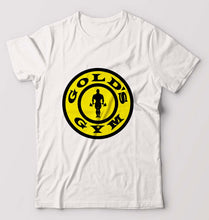 Load image into Gallery viewer, Gold's Gym T-Shirt for Men-White-Ektarfa.online