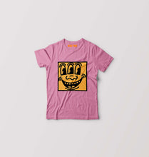 Load image into Gallery viewer, Keith Haring Funny Kids T-Shirt for Boy/Girl-Pink-Ektarfa.online