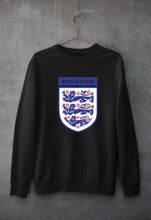 Load image into Gallery viewer, England Football Unisex Sweatshirt for Men/Women-Black-Ektarfa.online