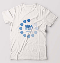 Load image into Gallery viewer, MBA T-Shirt for Men-White-Ektarfa.online
