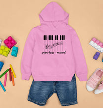 Load image into Gallery viewer, Piano Kids Hoodie for Boy/Girl-Light Baby Pink-Ektarfa.online