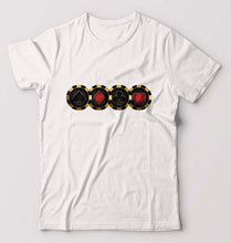 Load image into Gallery viewer, Poker T-Shirt for Men-White-Ektarfa.online